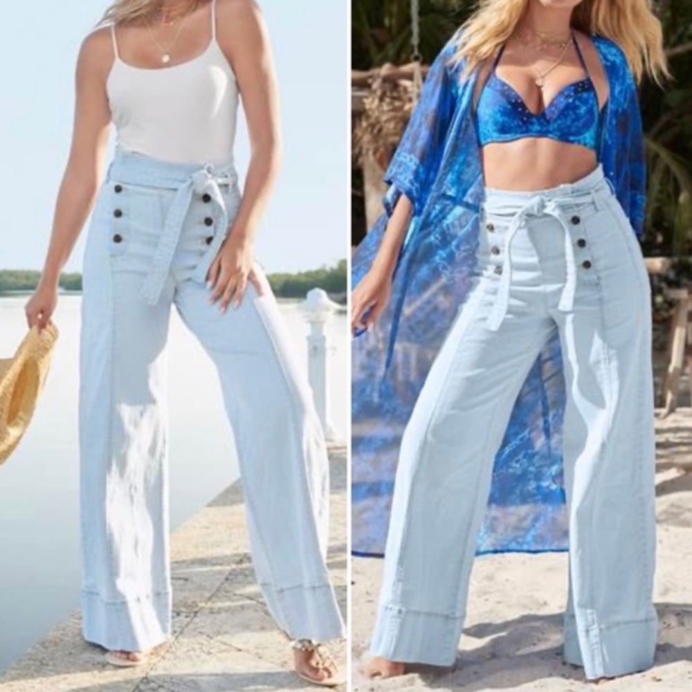 Venus Wide Leg Jeans Size 8